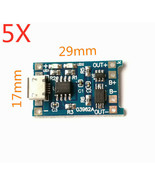 5PCS 5V 1A Micro USB TP4056 18650 Lithium Battery Charging Board Charger... - £5.25 GBP