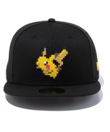 NEW ERA × Pokemon 59 Fifty Pix Evoli Pikachu Blk Multi 7 3/8 58.7cm Schw... - £85.25 GBP