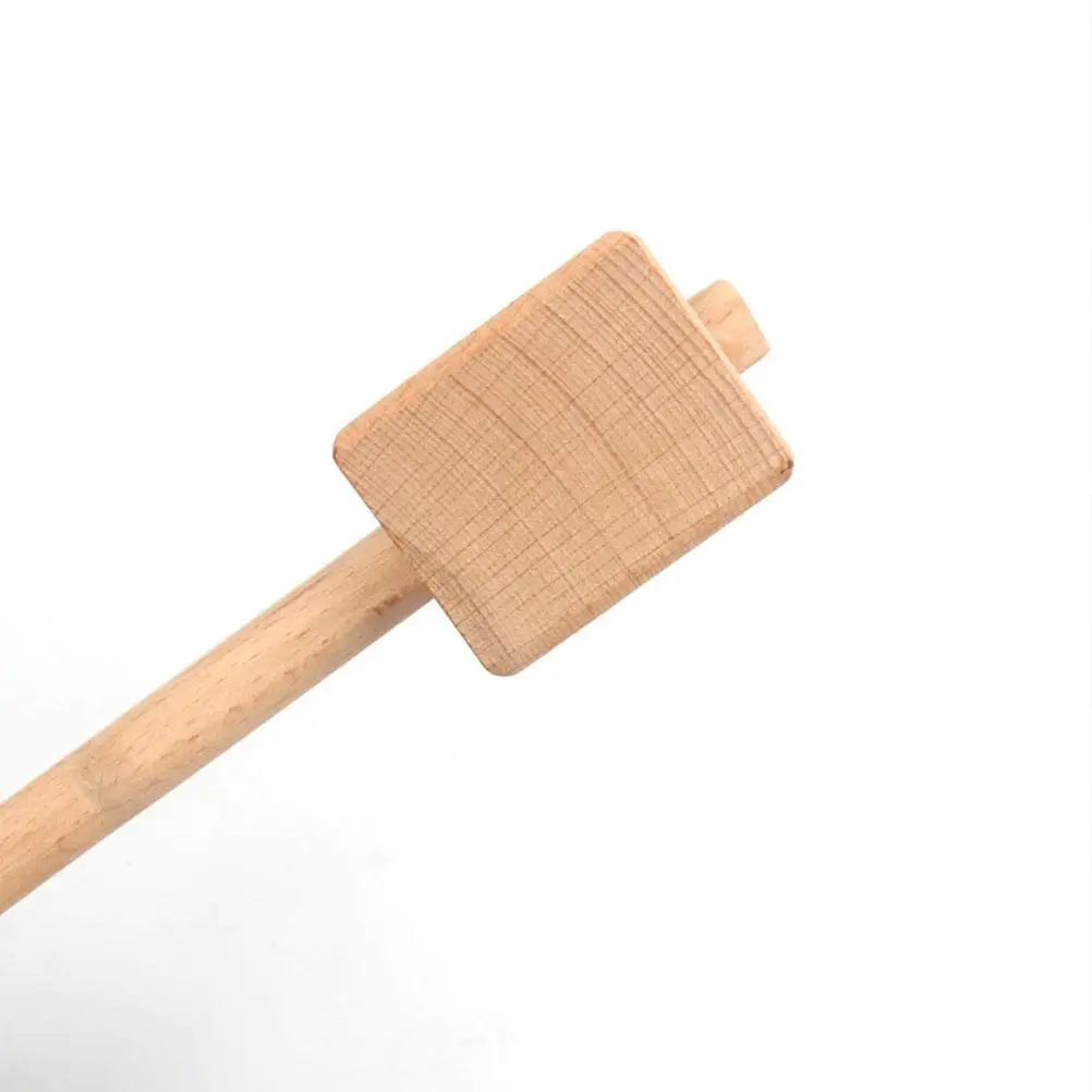 Useful Wood Hammer Woodworking Mallet Practical DIY Hand Tool Leather Carving Ac - £22.14 GBP