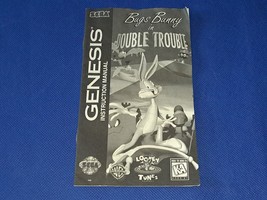 Bugs Bunny in Double Trouble Sega Genesis [Instruction Book Manual ONLY] - £5.49 GBP