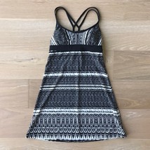 Athleta Printed Coastline Swim Dress Black White XS - $34.99