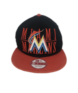 MLB Miami Marlins Snapback Hat 9Fifty New Era Truckers Flat Brim Basebal... - £13.51 GBP