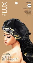 Lux by Qfitt Luxury Silky Velvet Tie Bonnet - Braid - £6.71 GBP