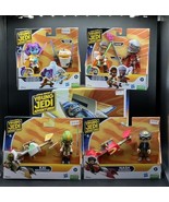 ⭐️Star Wars: Young Jedi Adventures-Lot Of 5 Sets: Nubs,Kia,Nash,Lys,Tabo... - $48.27