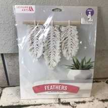 Leisure Arts 3 Piece Macrame Project Kit “Feathers” NEW - £11.60 GBP