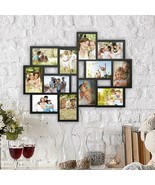 Collage Picture Frame Holds 12 Images Wall Hanging Multiple Photos 4 x 6 - £54.34 GBP