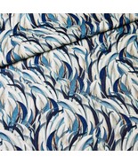 Feather Fabric Fresh Eggs Feather Fans by Susan Winget CP53029 100% Cotton - £8.37 GBP+