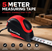 Heavy Duty Measuring Tape 3M/5M– Auto Lock Carbon Steel Blade with ABS-F... - $14.75+