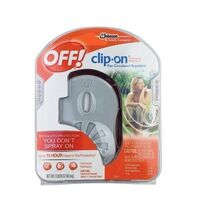 Off! Clip On Mosquito Repellent Fan Unit + 1 Refill 12 Hour Protection S... - $16.78