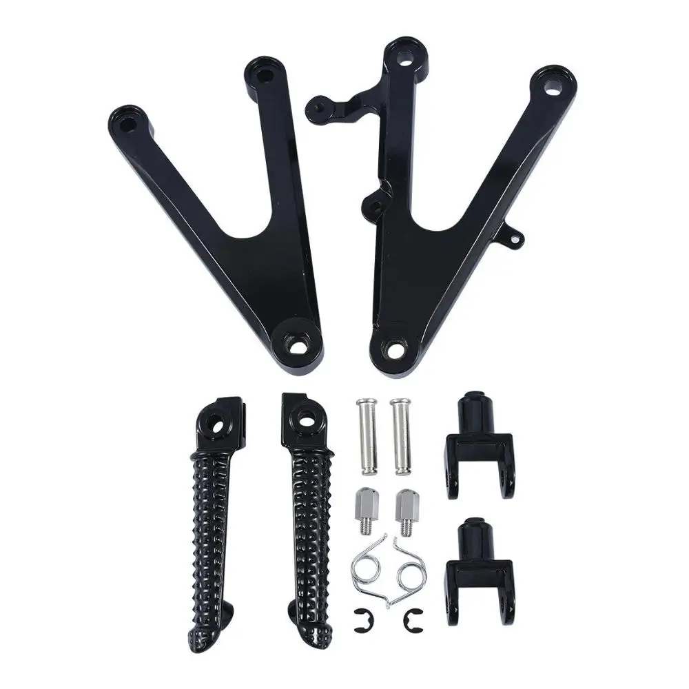 Motorcycle Front Foot Pegs Footrest Brackets For Yamaha YZF R1 YZFR1 200... - $46.80