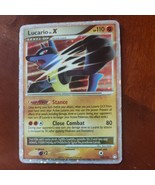 Pokemon TCG Card Lucario LV.X Mysterious Treasures 122/123 MP Moderately... - $29.69
