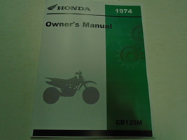 1974 Honda CR125M ELSINORE Owners Operators Owner Manual Brand New 1974 - £47.18 GBP