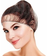 100 pcs Brown Nylon Disposable Hair Nets 18&quot; - £12.29 GBP