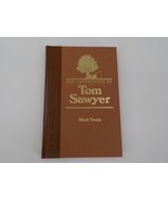 THE ADVENTURES OF TOM SAWYER BOOK MARK TWAIN HARDCOVER TIGHT BINDING REP... - $19.99