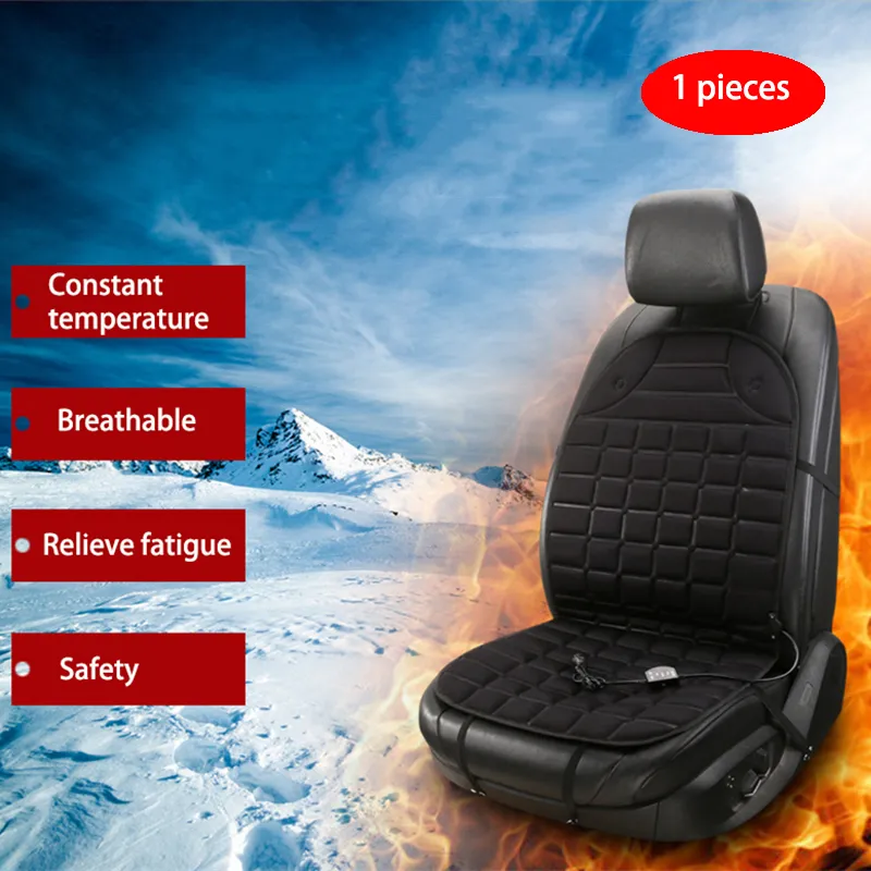 12V Car Heated Seats Winter Seat Heater Car Seat Heating Cushion Covers Car - £18.39 GBP