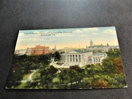 View of Capitol Square and Surrounding Buildings- Richmond, Va.-1900s Postcard.  - £16.82 GBP