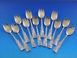 Saint Cloud by Gorham Sterling Silver Ice Cream Fork SET OF 12 GW BC 5" Original - €2.403,82 EUR