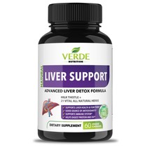 Advanced Natural Premium Liver Cleanse Detox &amp; Repair Formula – Verde Nutrition - £18.37 GBP