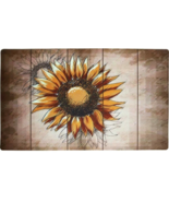 Rubber Doormat 29”x17” Sunflower Welcome Door Mat Outdoor Indoor Enty Fl... - £16.98 GBP