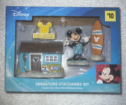 Disney Mickey Mouse Aloha Beach House Miniature Statuaries Kit  - £7.71 GBP