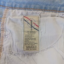 Denim Blvd Los Angeles DSK27129 Women's L Blue Mini Skirt Stretch with Ornaments image 5