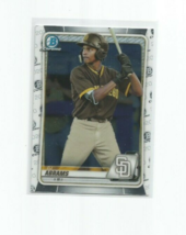 Cj Abrams (San Diego Padres) 2020 Bowman Chrome Prospects Card #BCP-62 - £3.88 GBP