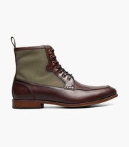 Stacy Adams Brumley Moc Toe Lace Up Boot Brown Multi 25731-249 image 4