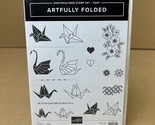 Stampin&#39; Up! Artfully Folded Clear Mount Stamp Set Origami Bird Swan Hea... - $18.99