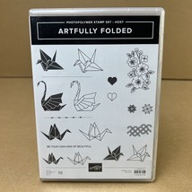 Stampin&#39; Up! Artfully Folded Clear Mount Stamp Set Origami Bird Swan Heart - NEW - £15.04 GBP