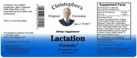 Dr Christopher&#39;s Lactation Formula, 100 Count - £14.15 GBP
