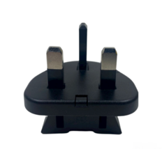 3-Prong UK Power Adapter Plug - Black - $164.54 MXN