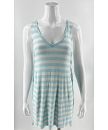 Splendid Swimsuit Coverup Dress Size Small Blue White Striped Lace Up Sides - €12,89 EUR