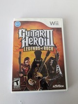 Wii Guitar Hero 3 III Legends of Rock Nintendo 2006 Game - Complete Manual Case - £23.12 GBP