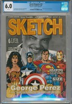 George Perez Collection Copy ~ CGC 6.0 Sketch Magazine #10 Wonder Woman Superman - £79.12 GBP