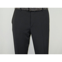 Men Suit BERLUSCONI Turkey 100% Italian Wool Super 180's 3pc Vested #Ber21 Black image 11