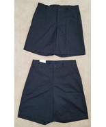 NWT 2 Pairs Classroom School Uniforms Shorts Lot Size 15/16 Navy Blue Be... - £13.90 GBP
