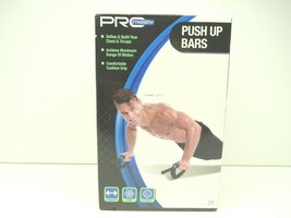 Pro Strength Push Up Bars Cushion Grips Strength Core Chest Triceps Work... - £12.63 GBP