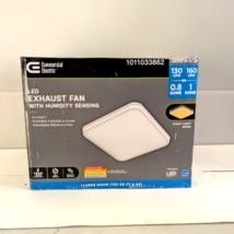 CE 130 /160 CFM Ceiling Mount Bathroom Exhaust Fan-MISSING LED LIGHT AND... - $61.64