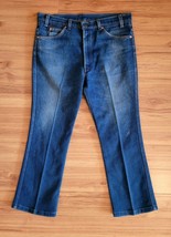 Vtg Levis 517-2017 Jeans Bootcut Blue Denim Tag 38x30 Fits 36x28 Red Tab... - $406.22 MXN