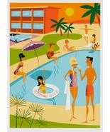 Palm Springs Weekend By Shag Museum Framed Ready to Display - $3,465.00