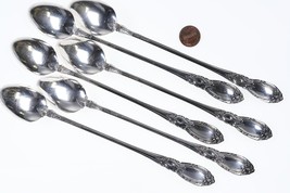 6 Towle King Richard Sterling Iced Tea Spoons - £234.58 GBP