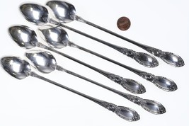 6 Towle King Richard Sterling Iced Tea Spoons - $292.05