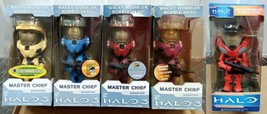 FUNKO Wacky Wobbler: Halo 3 Master Chief x 4, Spartan Mark V (Set of 5) - £231.49 GBP