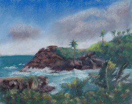 A Puerto Rico Seascape - $80.00