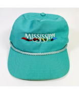 Designer Award Headwear Mississippi Aqua/ Teal Vintage Snapback Hat Cap ... - $12.16