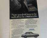 Honda 4 Door Sedan Print Ad Advertisement 1980 pa10 - £6.22 GBP