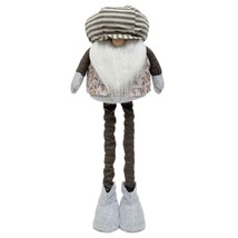 Mr. Dandy Gnome T4562 Expanable Legs 7 X 11 - 20&quot; Floral Vest Striped Ha... - £41.02 GBP