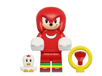 PWS Nuckles The Echidna Sonic the Hedgehog 3 Movie Minifigure Accessorie... - $9.12