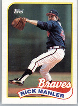1989 Topps 621 Rick Mahler  Atlanta Braves - $0.99
