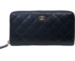 Chanel Wallets Quilted gusset zip around wallet 357394 - $999.00